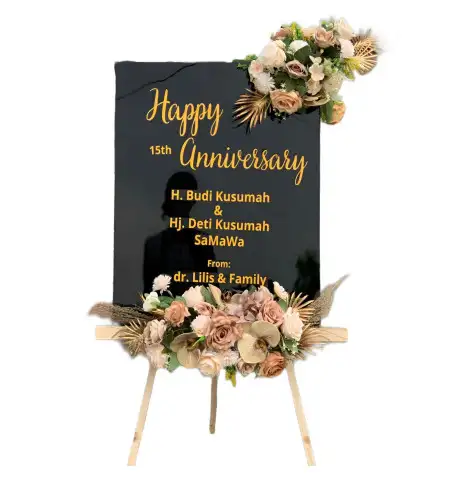 Papan Bunga Akrilik Sutera Victoria